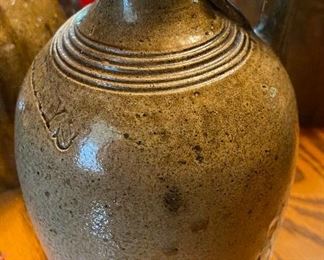 JM Hays Block Stamp Pottery Jug (Randolph County, N.C.)