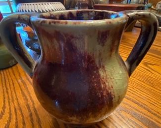 North State Pottery Double Handle Vase