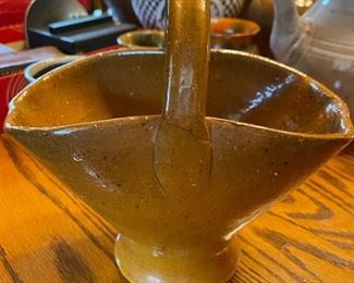 N.C. Pottery Basket (Craven Attribution)