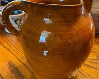 Brown Pottery Pitcher Arden, N.C.