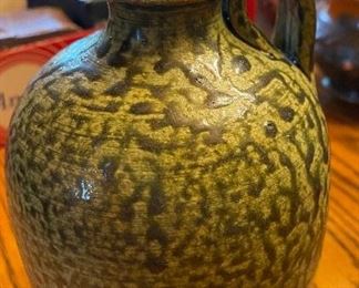 1996 Sid Luck Tobacco Spit Glaze Jug