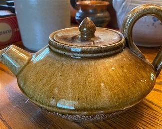 North Carolina Pottery Teapot