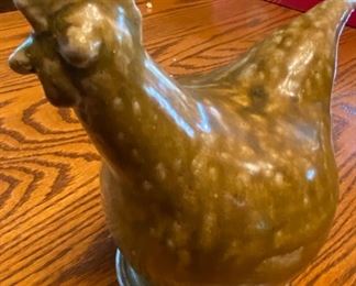 2000 Charlie Moore Pottery Rooster