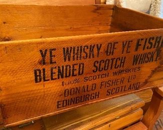 Donald Fisher Whiskey Crate