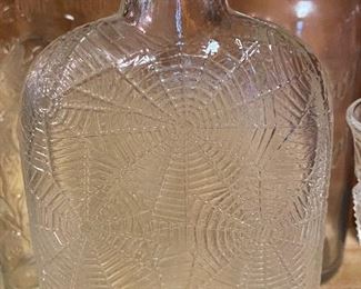 Spiderweb Whiskey Bottle