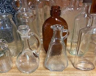 Assorted Jars, Cruets and Bottles