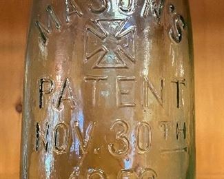 1858 Mason's Hero Cross Jar