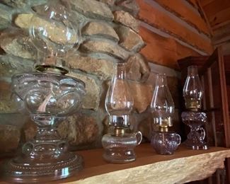 Assorted Oil Lamps