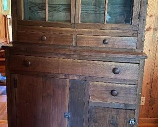Primitive Step Back Cupboard