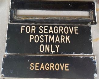 Seagrove Post Office Items