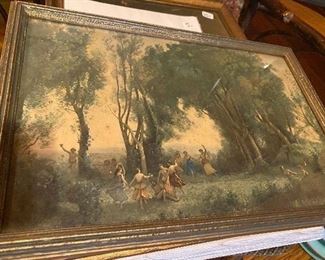 Victorian Dancing Female Print