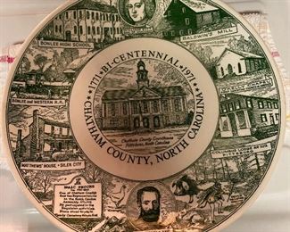 Chatham County Bicentennial Plate