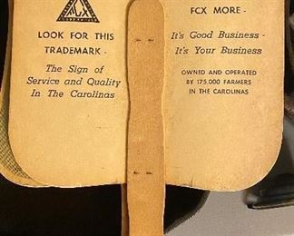 Old High Point FCX Advertising Fan