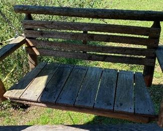 Primitive Porch Swing