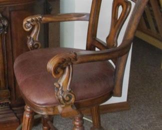 Closeup of bar stool