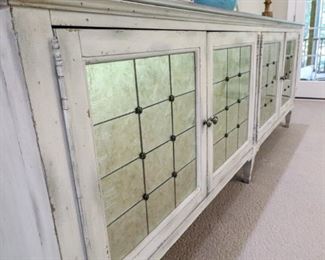 Hooker Furniture "Arabella" Mirrored Credenza with Eglomise Door Fronts