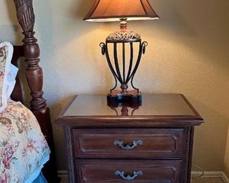 night stand (2) - part of 6 piece set                                           
2 lamps sold separately