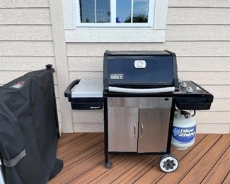 weber Grill and Grill Cover