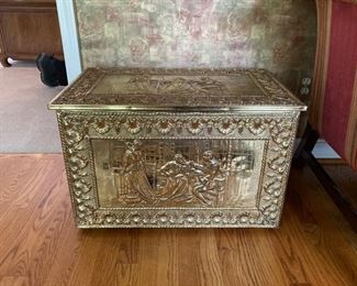 brass covered trunk