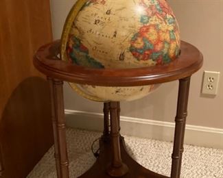 globe on a stand