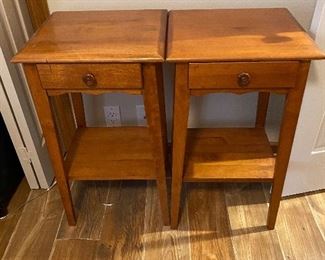 Side tables - measures 14” square x 28” tall 
