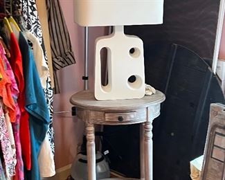 Lamp + Bedside table