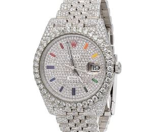 Lot 435 Rolex Presidential with Full Diamond