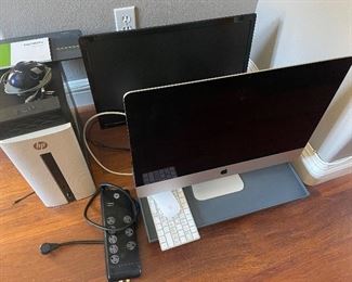 Two computers. Apple and a HP windows 10