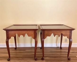 Square end tables (beautiful!) (one table sold)