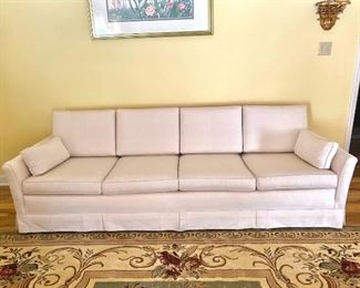 Cream Linen Sofa (great condition)