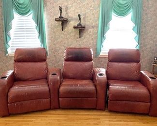 La-Z-Boy Leather Reclining Sofa