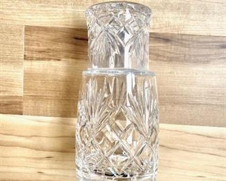 Crystal Water Pitcher with Glass