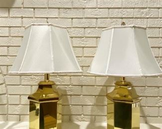 Brass lamps