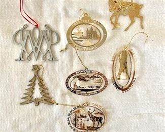 Baldwin Brass Reindeer - Colonial Williamsburg Ornament