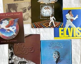 Vinyl Records - Eagles, Elvis, Chicago, Elton John, Steve Miller Band, Saturday Night Fever