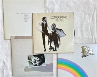 Vinyl Records - Fleetwood Mac, KC & The Sunshine Band, James Taylor
