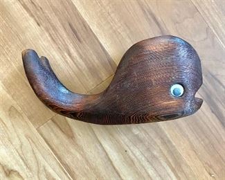 Wooden Whale Toy