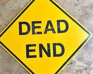 Novelty road sign (authentic)