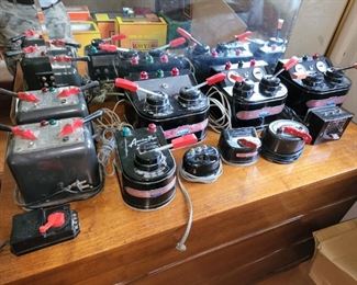 American Flyer and Lionel transformers