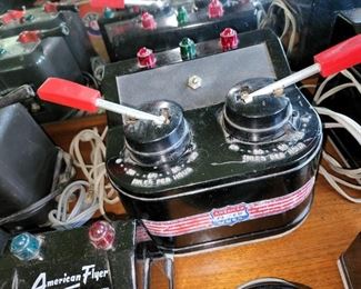 American Flyer and Lionel transformers