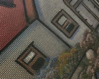 screen paintings purportedly by William Oktavec (family member's home)