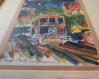signed watercolor by Jerry Schendel