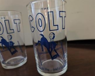 set of 3 Colts glasses