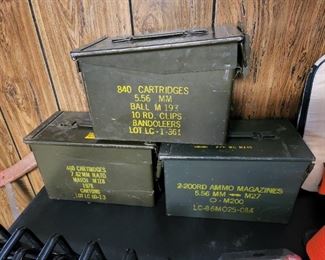 ammo boxes