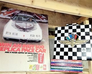 Indianapolis 500, Indianapolis 500 year books, Indianapolis 500 cardboard poster