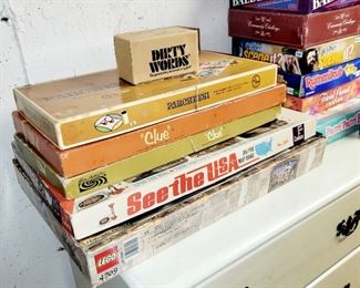 Lego, board games , vintage games