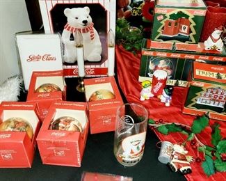 Christmas,  Coke Cola collection, Coke Cola collectibles 