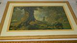 Maxfield Parrish "Dreaming" 18 x 30