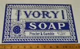 Porcelain Ivory Soap Sign