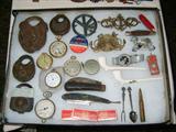 Antique Pocket Watches, Locks, Knives, Etc...
